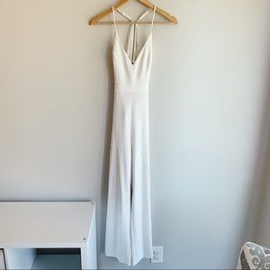 Iris White Lace Jumpsuit
